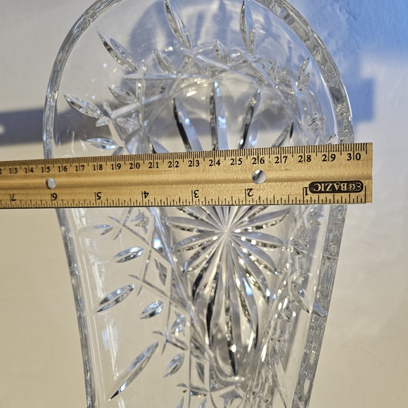 Wine Bottle Caddy/Centerpiece Lady Anne by Gorham Crystal 6 X 6 X 11" - Picture 10 of 12